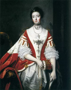 The Countess of Dartmouth by Sir Joshua Reynolds Oil Painting