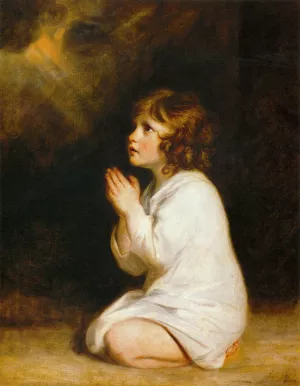 The Infant Samuel painting by Sir Joshua Reynolds