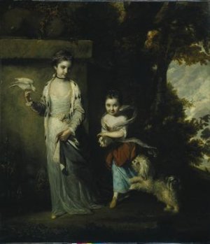 The Ladies Amabel and Mary Jemima Yorke Oil painting by Sir Joshua Reynolds