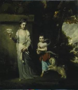 The Ladies Amabel and Mary Jemima Yorke by Sir Joshua Reynolds Oil Painting
