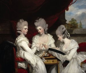 The Ladies Waldegrave by Sir Joshua Reynolds Oil Painting