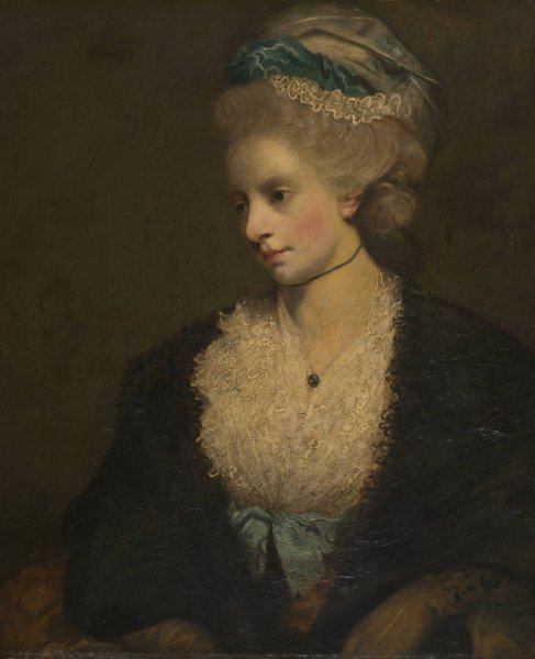 Theophilia Gwatkin by Sir Joshua Reynolds - Hand-Painted Oil Painting Reproduction