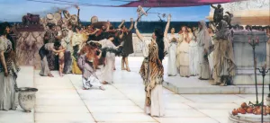 A Dedication to Bacchus painting by Sir Lawrence Alma-Tadema