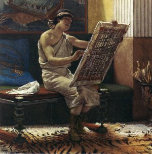 A Roman Artist by Sir Lawrence Alma-Tadema Oil Painting