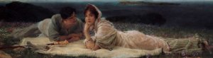 A World of Their Own by Sir Lawrence Alma-Tadema Oil Painting