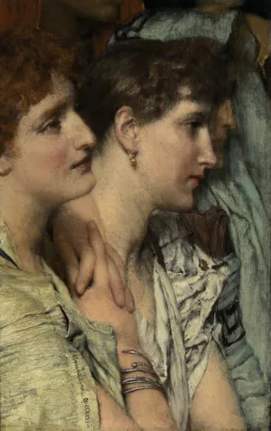 An Audience painting by Sir Lawrence Alma-Tadema