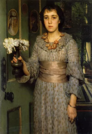 Anna Alma-Tadema by Sir Lawrence Alma-Tadema Oil Painting