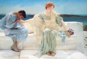Ask Me No More by Sir Lawrence Alma-Tadema - Oil Painting Reproduction