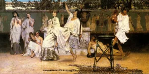 Bacchanale by Sir Lawrence Alma-Tadema - Oil Painting Reproduction