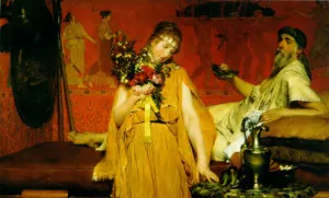 Between Hope and Fear Oil painting by Sir Lawrence Alma-Tadema