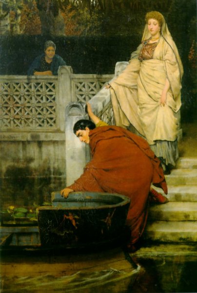 Main Product Photo of Boating Painting by Sir Lawrence Alma-Tadema