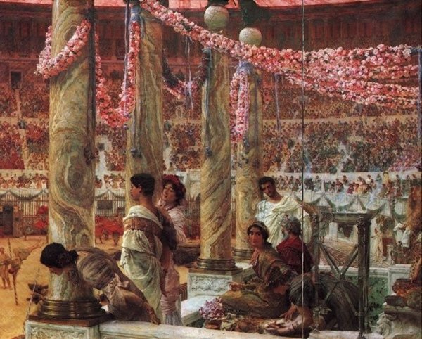 Main Product Photo of Caracella and Geta Painting by Sir Lawrence Alma-Tadema