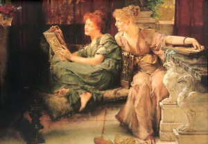 Comparisons by Sir Lawrence Alma-Tadema - Oil Painting Reproduction