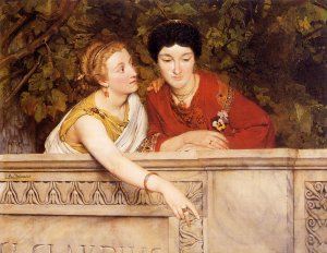 Gallo-Roman Women Oil painting by Sir Lawrence Alma-Tadema