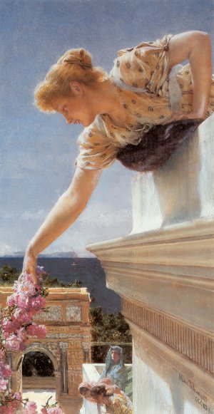 God Speed! Oil painting by Sir Lawrence Alma-Tadema