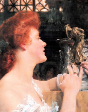 Golden Hour Oil painting by Sir Lawrence Alma-Tadema