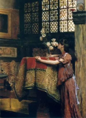 In My Studio by Sir Lawrence Alma-Tadema - Oil Painting Reproduction