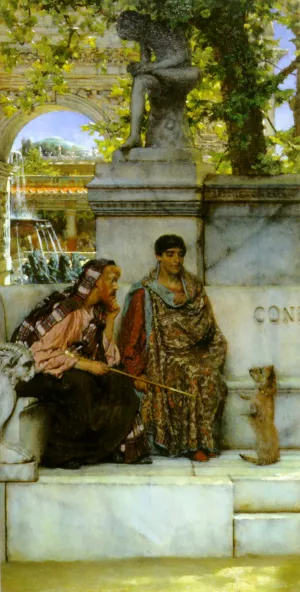 In the Time of Constantine by Sir Lawrence Alma-Tadema - Oil Painting Reproduction