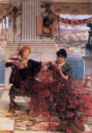 Love's Jewelled Fetter Oil painting by Sir Lawrence Alma-Tadema