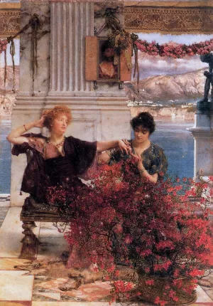 Love's Jewelled Fetter Oil painting by Sir Lawrence Alma-Tadema