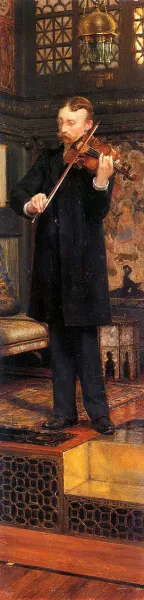 Maurice Sens painting by Sir Lawrence Alma-Tadema