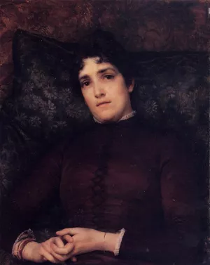Mrs. Frank D. Millet painting by Sir Lawrence Alma-Tadema