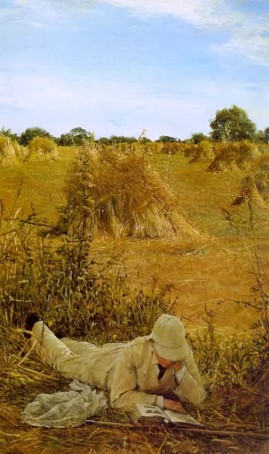 Ninety-Four Degrees in the Shade by Sir Lawrence Alma-Tadema - Oil Painting Reproduction