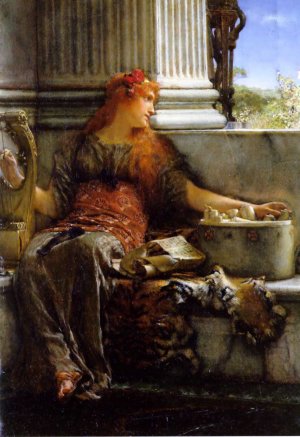 Poetry Oil painting by Sir Lawrence Alma-Tadema