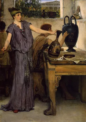 Pottery Painting painting by Sir Lawrence Alma-Tadema