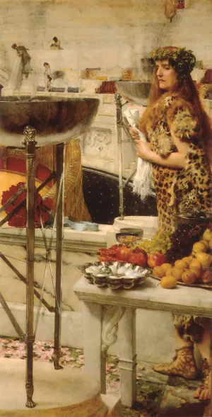 Preparation in the Coliseum painting by Sir Lawrence Alma-Tadema