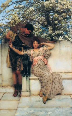Promise of Spring by Sir Lawrence Alma-Tadema Oil Painting