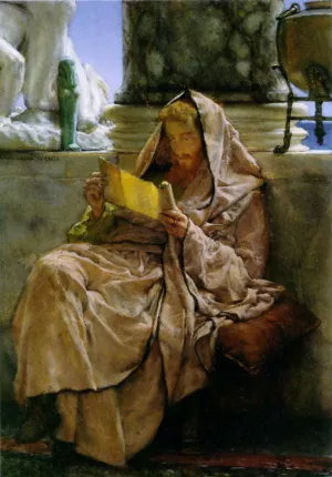 Prose Oil painting by Sir Lawrence Alma-Tadema