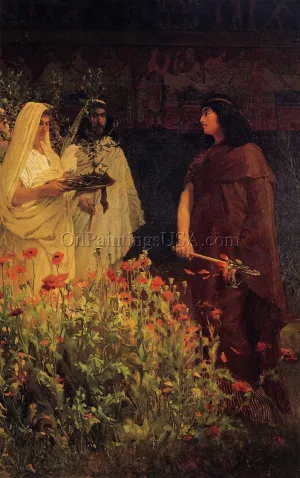 Tarquinius Superbus by Sir Lawrence Alma-Tadema - Oil Painting Reproduction