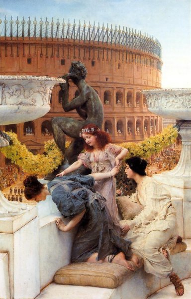 Main Product Photo of The Coliseum Painting by Sir Lawrence Alma-Tadema
