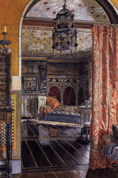 Main Product Photo of The Drawing Room at Townshend House Painting by Sir Lawrence Alma-Tadema