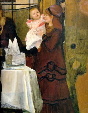 The Epps Family Screen by Sir Lawrence Alma-Tadema Oil Painting