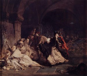 The Massacre of the Monks of Tamond by Sir Lawrence Alma-Tadema Oil Painting
