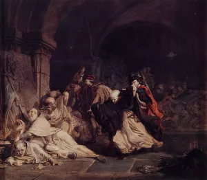 The Massacre of the Monks of Tamond by Sir Lawrence Alma-Tadema Oil Painting