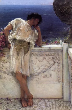 The Poet Gallus Dreaming painting by Sir Lawrence Alma-Tadema