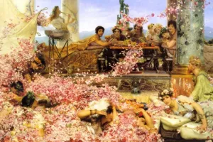 The Roses of Heliogabalus Oil painting by Sir Lawrence Alma-Tadema