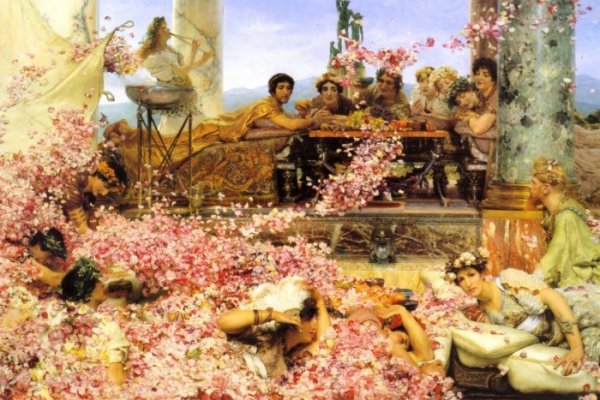 Main Product Photo of The Roses of Heliogabalus Painting by Sir Lawrence Alma-Tadema