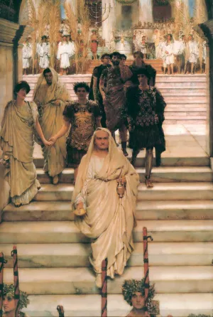 The Triumph of Titus by Sir Lawrence Alma-Tadema - Oil Painting Reproduction