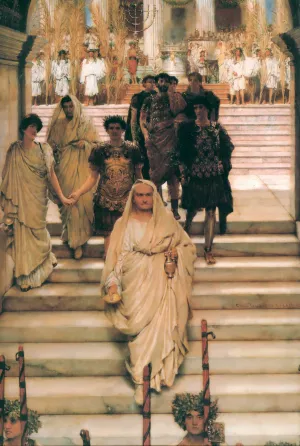 The Triumph of Titus by Sir Lawrence Alma-Tadema Oil Painting