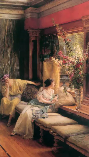 Vain Courtship by Sir Lawrence Alma-Tadema Oil Painting