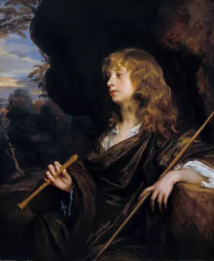 A Boy as a Shepherd by Sir Peter Lely Oil Painting