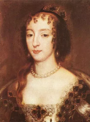 Henrietta Maria of France, Queen of England by Sir Peter Lely Oil Painting