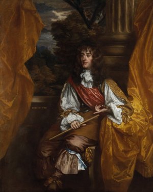 James VII and II, when Duke of York, 1633 - 1701 Oil painting by Sir Peter Lely