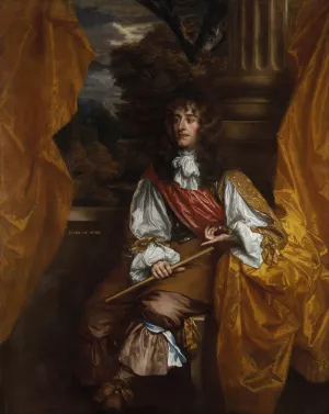 James VII and II, when Duke of York, 1633 - 1701 by Sir Peter Lely Oil Painting