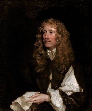 Portrait of a man, thought to be George Booth, Lord Delamere by Sir Peter Lely Oil Painting