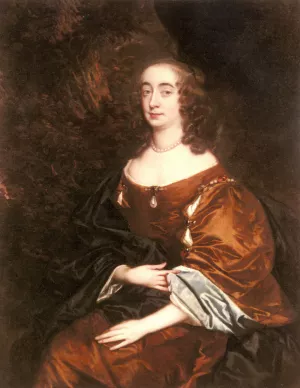 Portrait of Elizabeth Countess of Cork by Sir Peter Lely Oil Painting